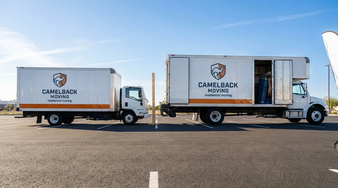 Moving truck size capacity guide in Maysville